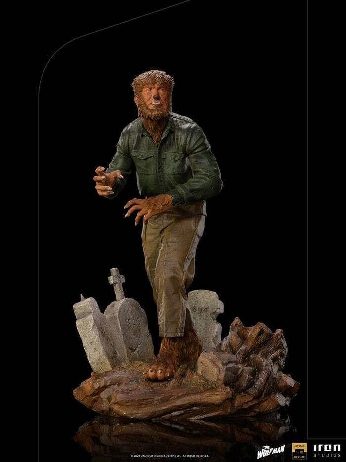 UNIVERSAL MONSTERS - The Wolf Man 1/10 Deluxe Art Scale Statue