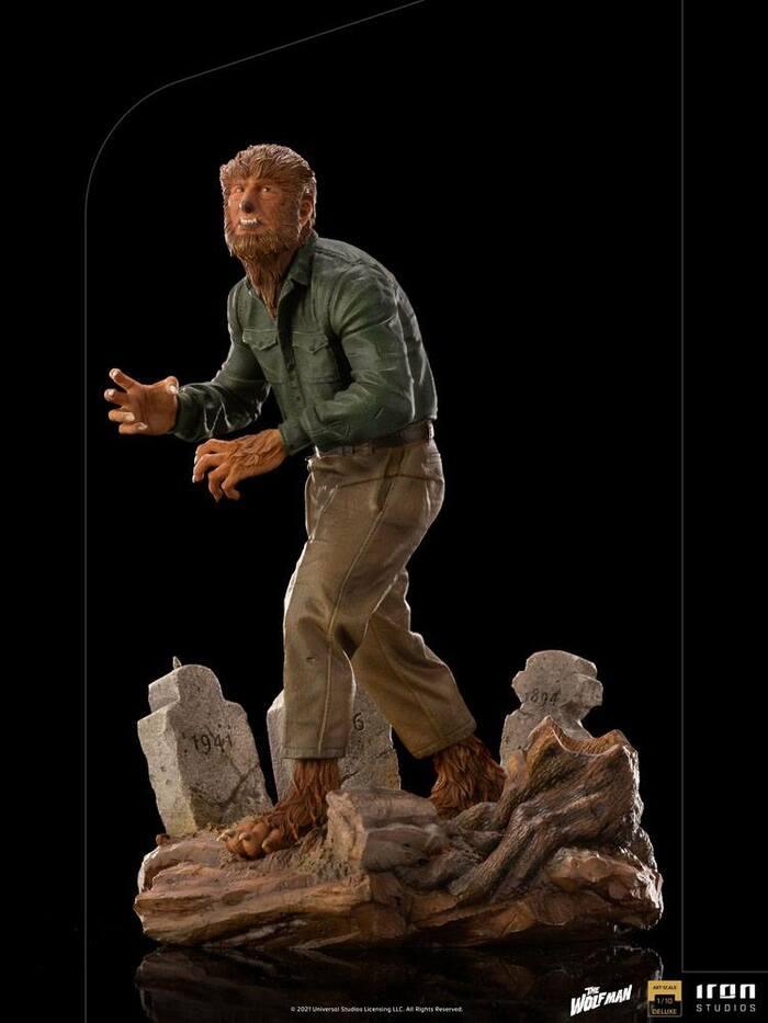 UNIVERSAL MONSTERS - The Wolf Man 1/10 Deluxe Art Scale Statue