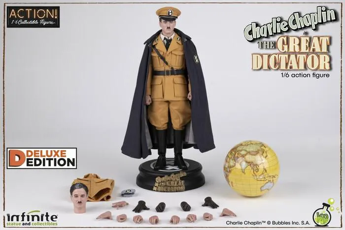 CHARLIE CHAPLIN - Great Dictator 1/6 Action Figure 12" Deluxe Edition