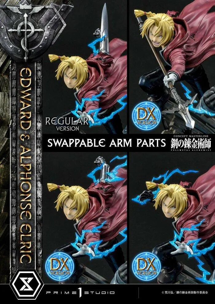 FULLMETAL ALCHEMIST - Edward & Alphonse Elric Deluxe Ver. 1/6 Polystone Statue