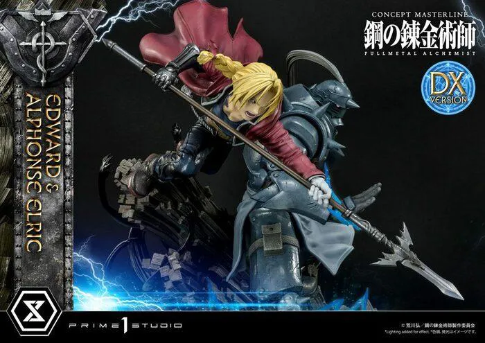 FULLMETAL ALCHEMIST - Edward & Alphonse Elric Deluxe Ver. 1/6 Polystone Statue