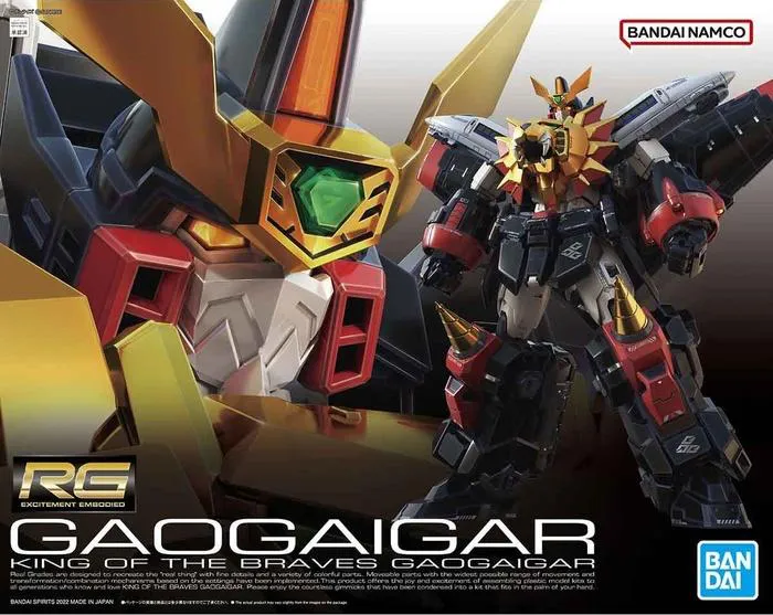 GAOGAIGAR - The King of Braves - GaoGaiGar Real Grade Model Kit RG