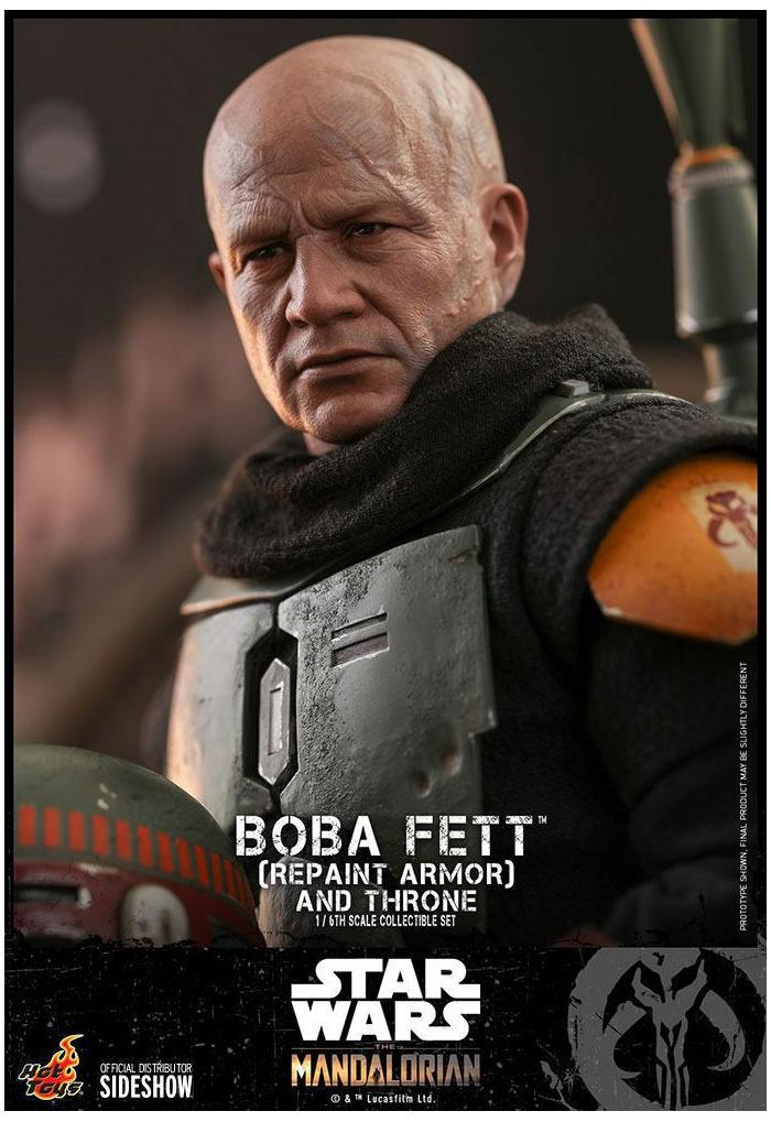 STAR WARS - The Mandalorian - Boba Fett Repaint Armor and Throne 1/6 Action Figure 12" TMS056