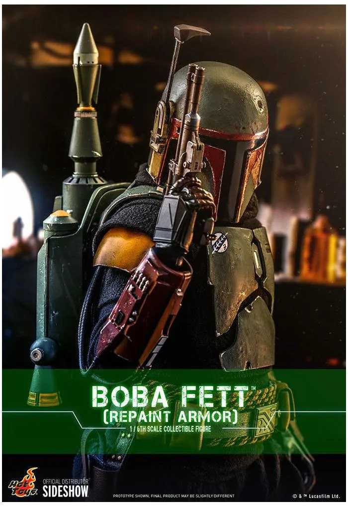 STAR WARS - The Mandalorian - Boba Fett Repaint Armor 1/6 Action Figure 12" TMS055
