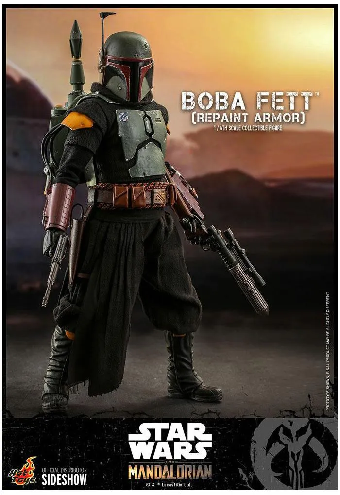 STAR WARS - The Mandalorian - Boba Fett Repaint Armor 1/6 Action Figure 12" TMS055