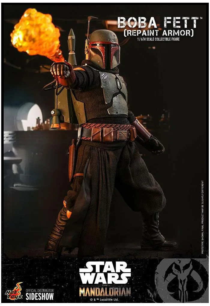 STAR WARS - The Mandalorian - Boba Fett Repaint Armor 1/6 Action Figure 12" TMS055