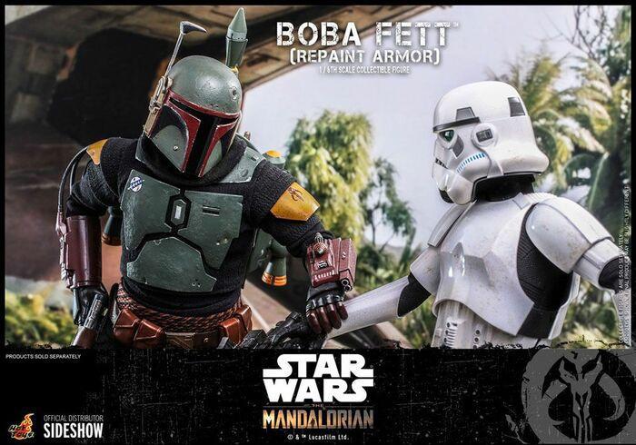 STAR WARS - The Mandalorian - Boba Fett Repaint Armor 1/6 Action Figure 12" TMS055