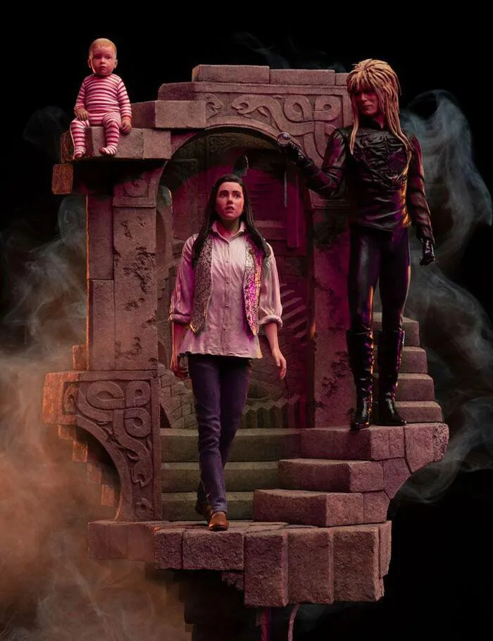 LABYRINTH - Sarah & Jareth in the illusionary Maze 1/6 Statue