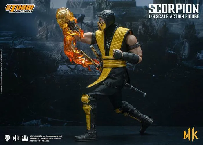 MORTAL KOMBAT 11 - Scorpion 1/6 Action Figure 12"