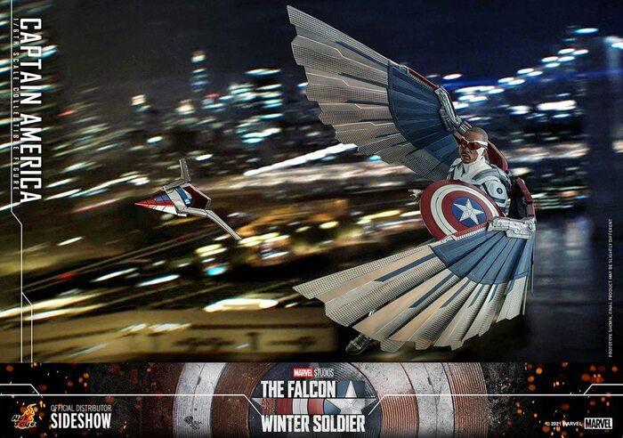 MARVEL - The Falcon and the Winter Soldier - Captain America 1/6 Action Figure 12" TMS040