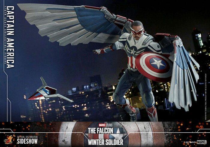 MARVEL - The Falcon and the Winter Soldier - Captain America 1/6 Action Figure 12" TMS040