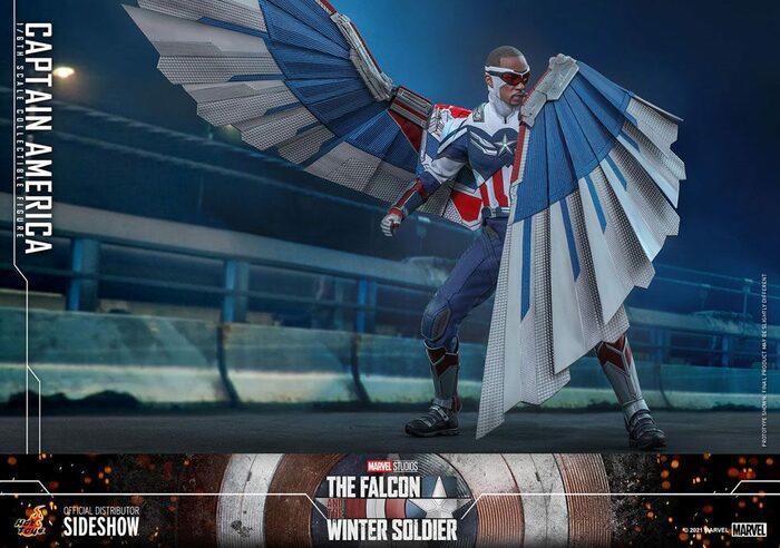 MARVEL - The Falcon and the Winter Soldier - Captain America 1/6 Action Figure 12" TMS040