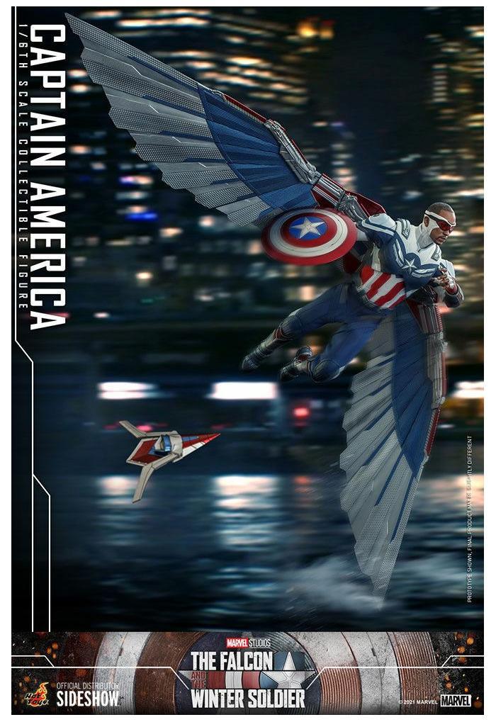 MARVEL - The Falcon and the Winter Soldier - Captain America 1/6 Action Figure 12" TMS040