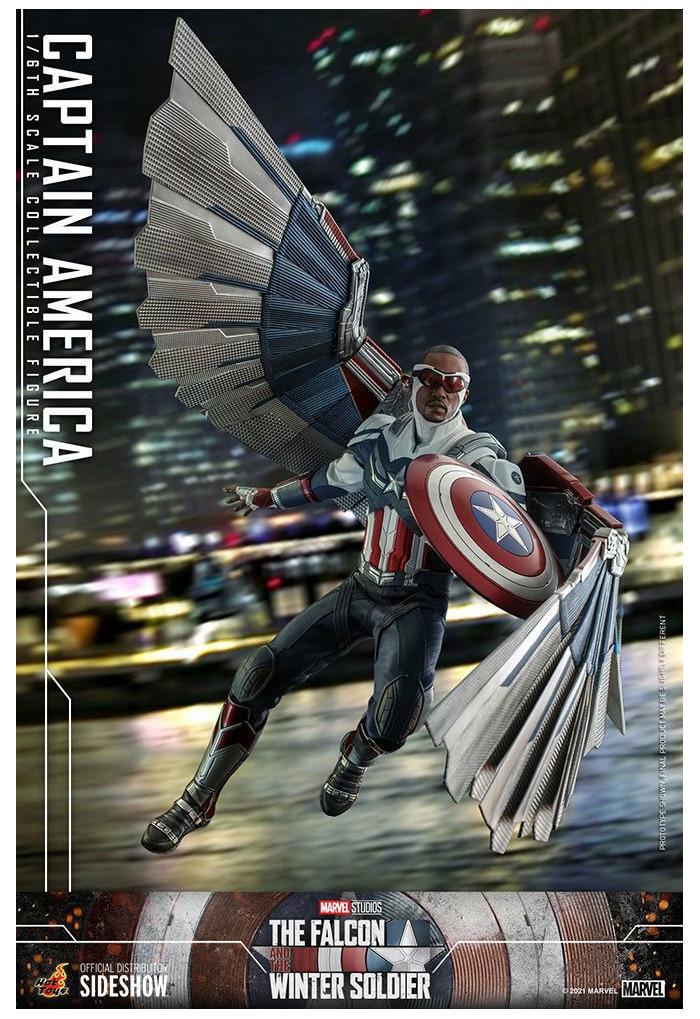 MARVEL - The Falcon and the Winter Soldier - Captain America 1/6 Action Figure 12" TMS040