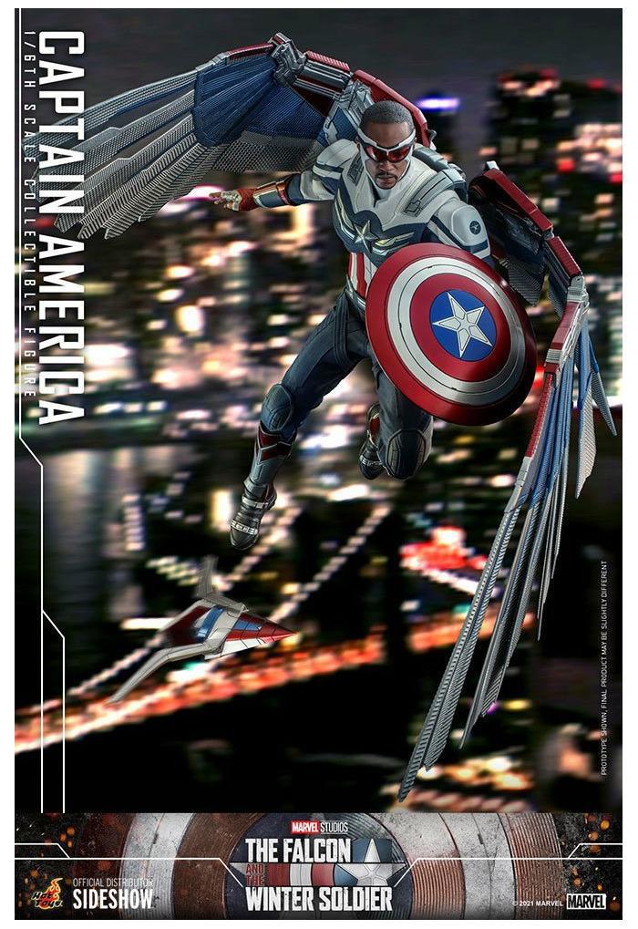 MARVEL - The Falcon and the Winter Soldier - Captain America 1/6 Action Figure 12" TMS040