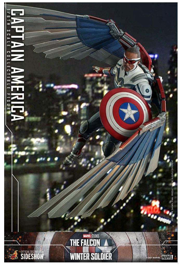 MARVEL - The Falcon and the Winter Soldier - Captain America 1/6 Action Figure 12" TMS040