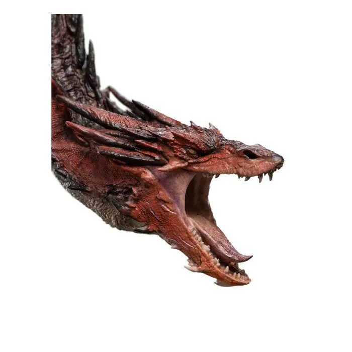 THE HOBBIT - Smaug the Fire-Drake Polystone Statue