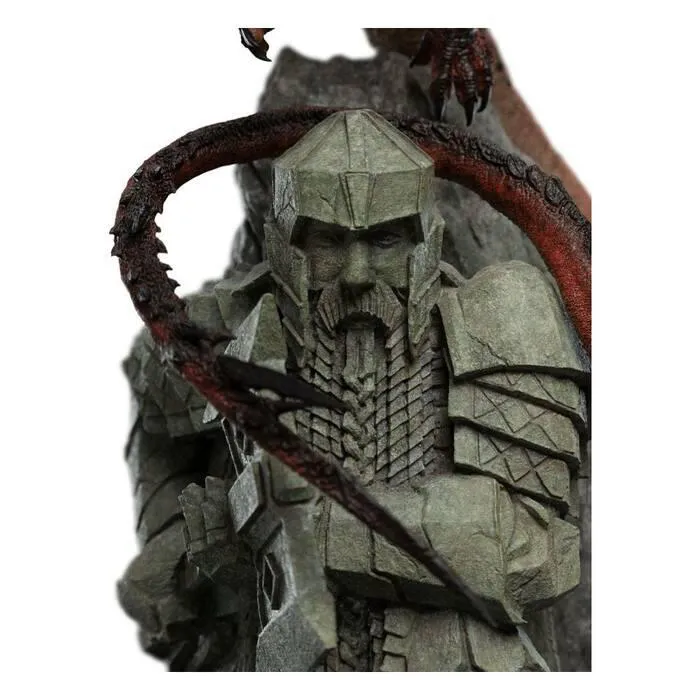 THE HOBBIT - Smaug the Fire-Drake Polystone Statue