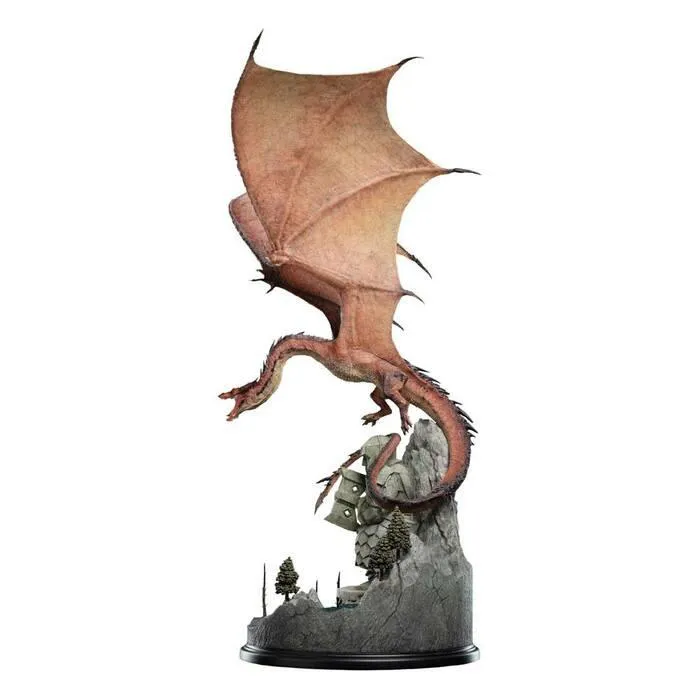 THE HOBBIT - Smaug the Fire-Drake Polystone Statue