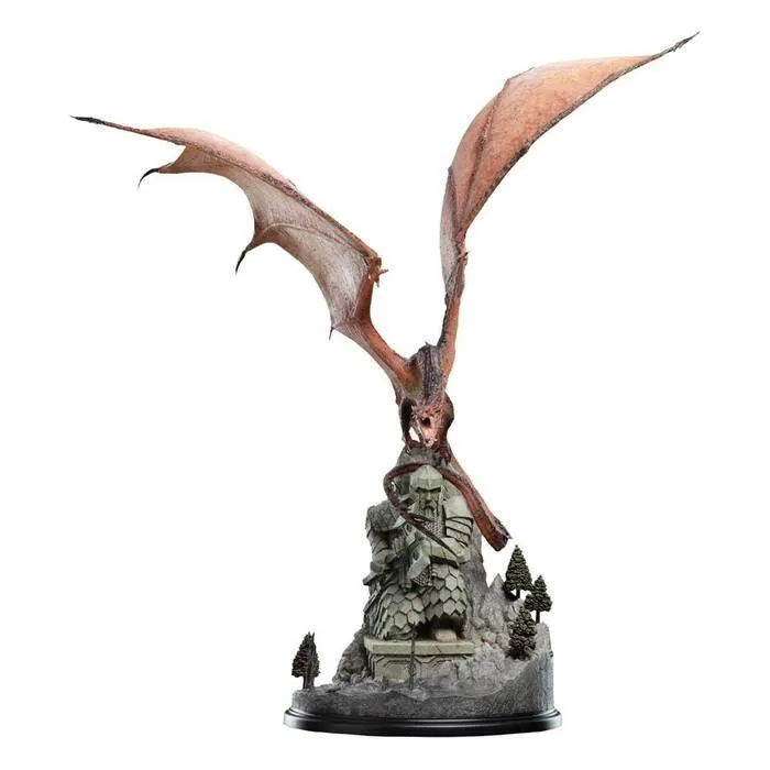 THE HOBBIT - Smaug the Fire-Drake Polystone Statue