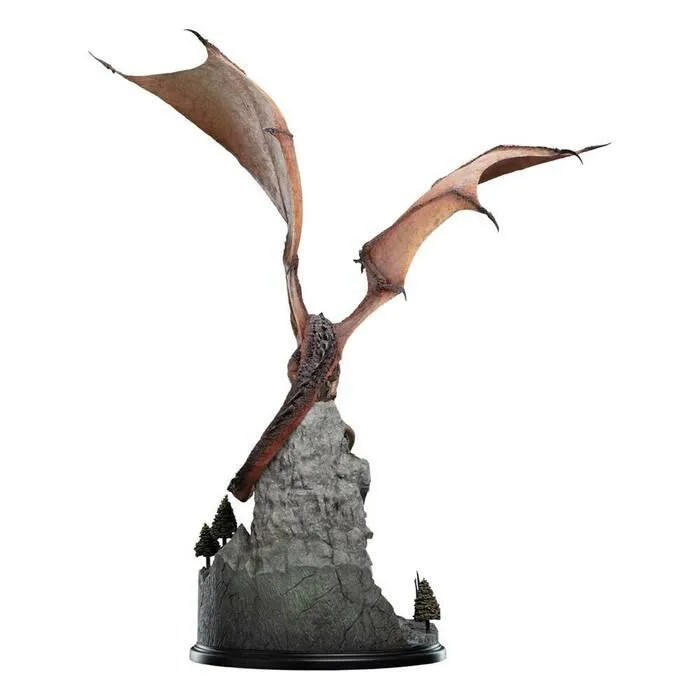 THE HOBBIT - Smaug the Fire-Drake Polystone Statue