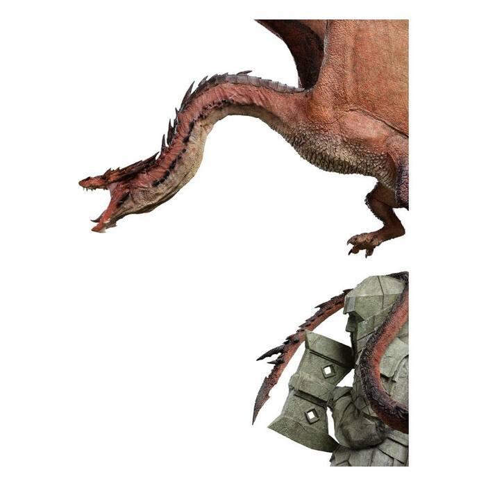 THE HOBBIT - Smaug the Fire-Drake Polystone Statue