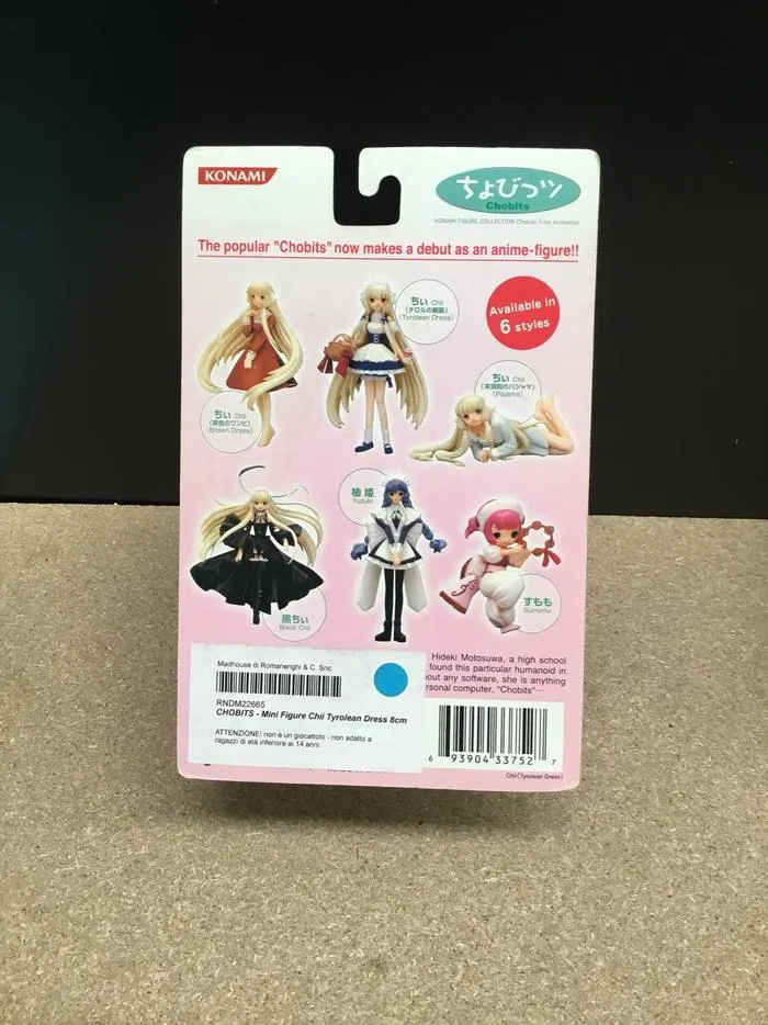 CHOBITS - Konami Figure Collection - Chii Tyrolean Dress Mini Figure