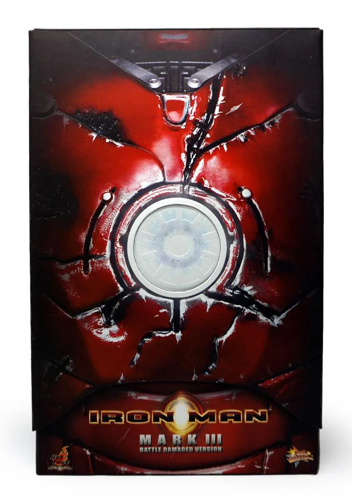 IRON MAN - Mark III Battle Damaged 1/6 Action Figure 12" MMS110
