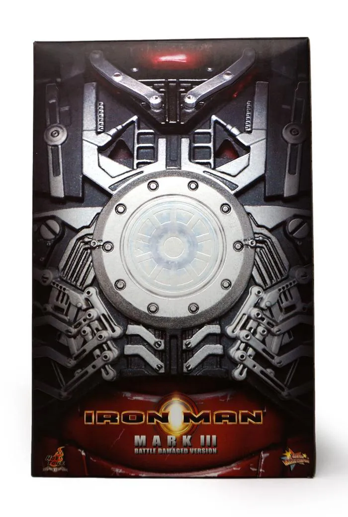 IRON MAN - Mark III Battle Damaged 1/6 Action Figure 12" MMS110