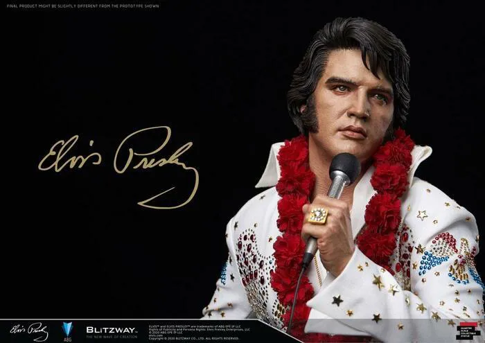 ELVIS PRESLEY - Elvis Aaron Presley 1/4 Superb Scale Hybrid Statue
