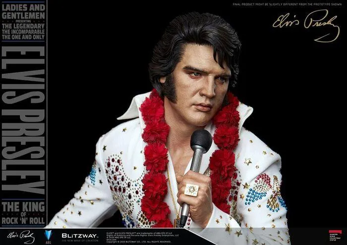 ELVIS PRESLEY - Elvis Aaron Presley 1/4 Superb Scale Hybrid Statue
