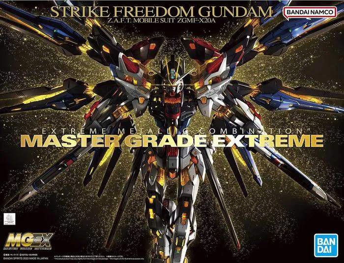 GUNDAM - 1/100 Strike Freedom Master Grade Extreme Model Kit MGEX