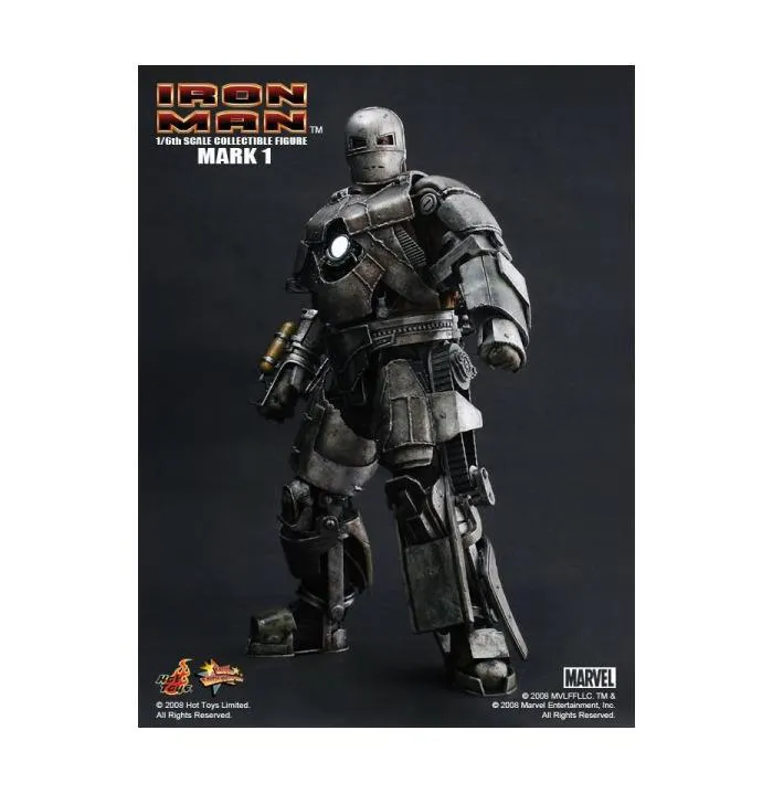 IRON MAN - Mark I 1/6 Action Figure 12" Diecast MMS80