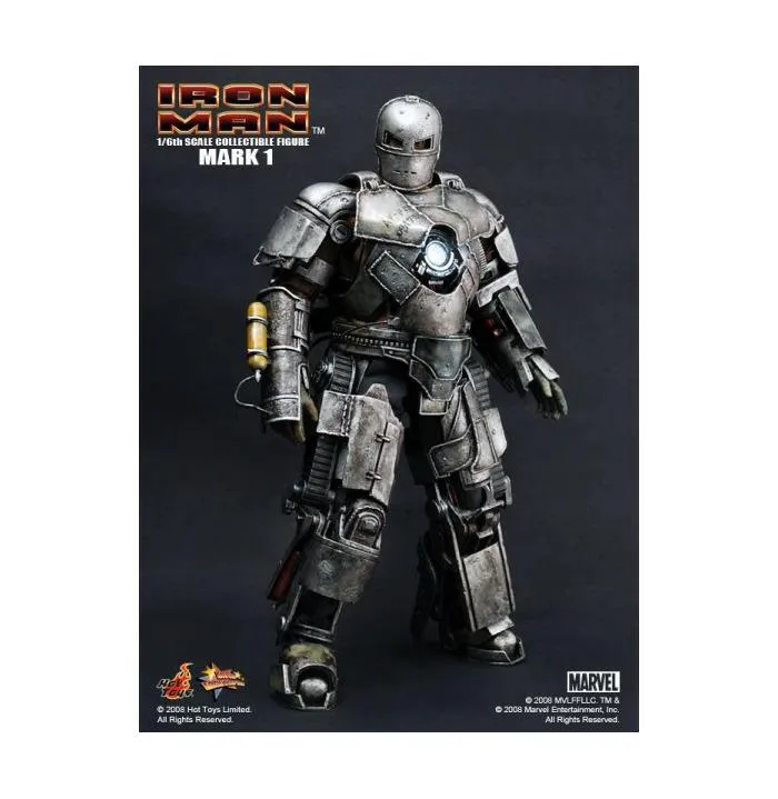 IRON MAN - Mark I 1/6 Action Figure 12" Diecast MMS80