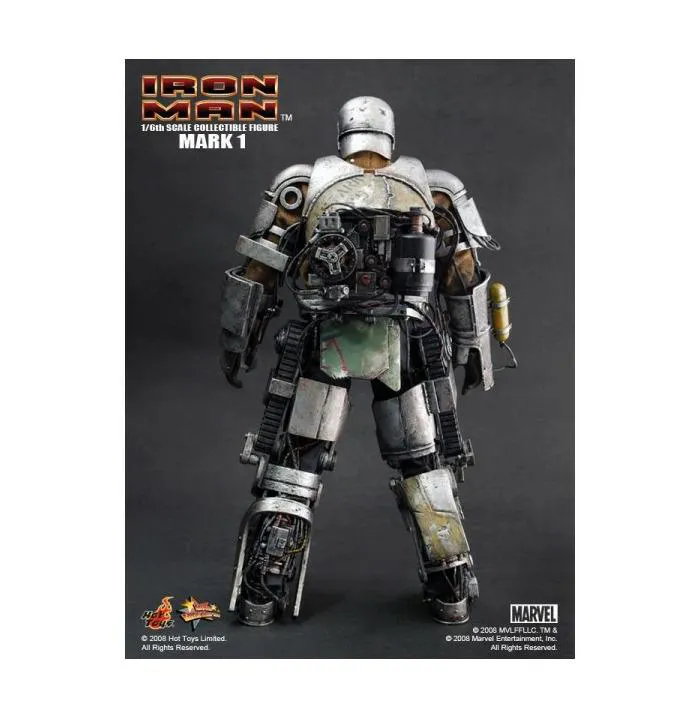 IRON MAN - Mark I 1/6 Action Figure 12" Diecast MMS80