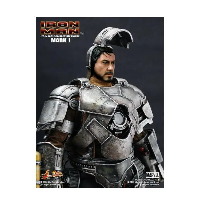 IRON MAN - Mark I 1/6 Action Figure 12" Diecast MMS80