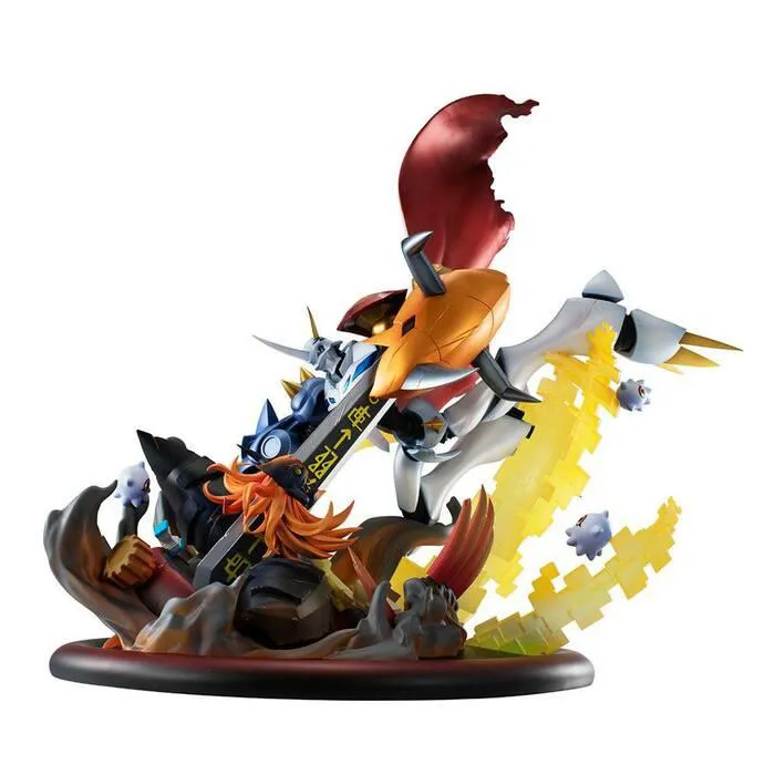 DIGIMON ADVENTURE - Omegamon vs Diabolomon Pvc Figure