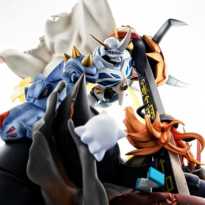 DIGIMON ADVENTURE - Omegamon vs Diabolomon Pvc Figure