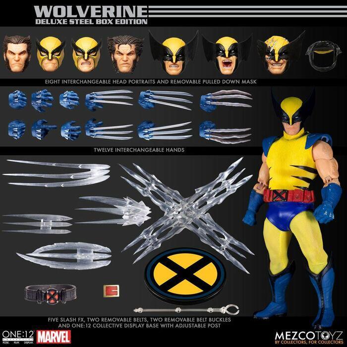 MARVEL - Wolverine Deluxe Steel Box Edition 1/12 Action Figure