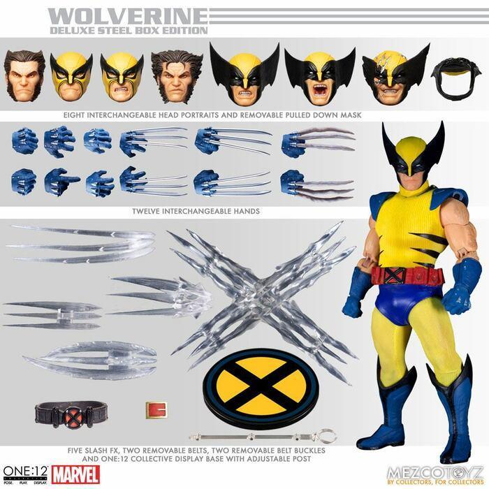 MARVEL - Wolverine Deluxe Steel Box Edition 1/12 Action Figure