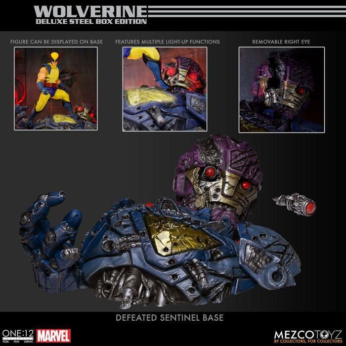 MARVEL - Wolverine Deluxe Steel Box Edition 1/12 Action Figure
