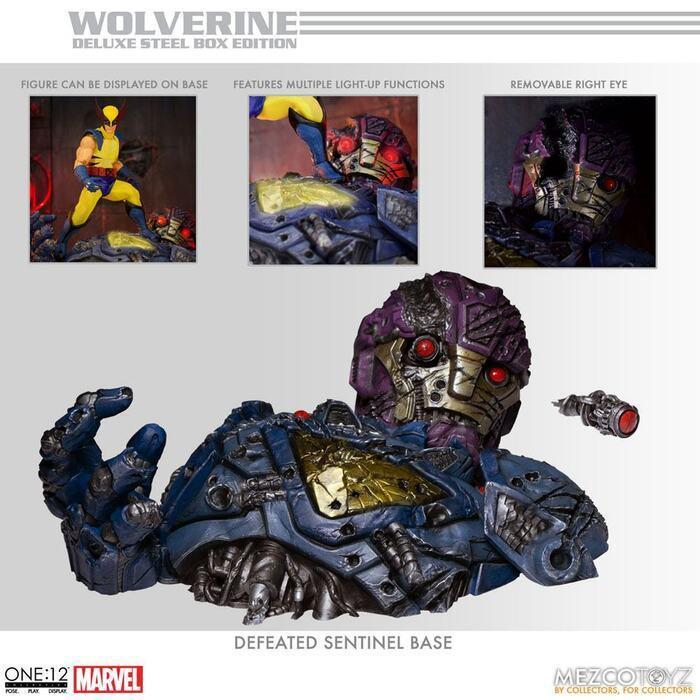 MARVEL - Wolverine Deluxe Steel Box Edition 1/12 Action Figure