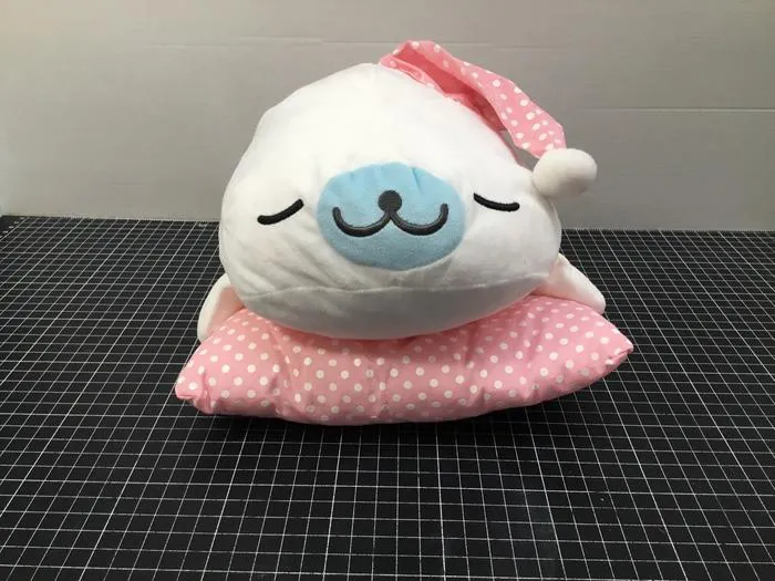 MAMEGOMA - San-X - Seal Oyasumi White Ver. Plush