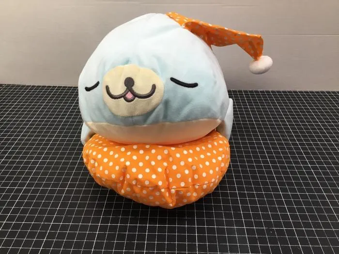 MAMEGOMA - San-X - Seal Oyasumi Blue Ver. Plush
