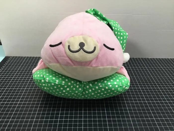 MAMEGOMA - San-X - Seal Oyasumi Pink Ver. Plush