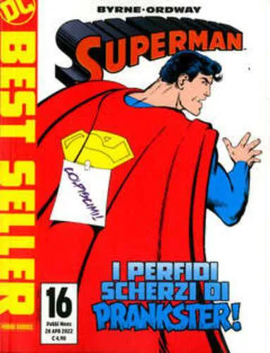 SUPERMAN DI JOHN BYRNE 16 DC BEST SELLER NUOVA SERIE 16