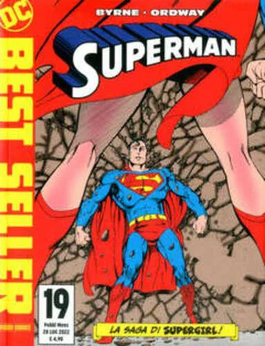 SUPERMAN DI JOHN BYRNE 19 DC BEST SELLER NUOVA SERIE 19