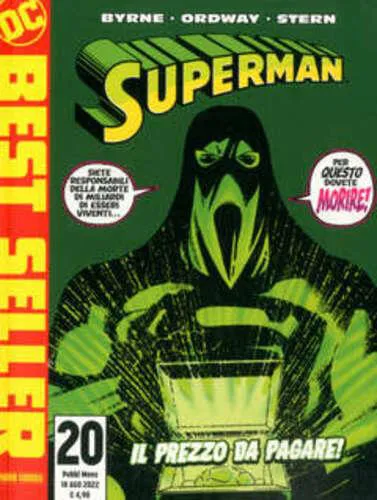 SUPERMAN DI JOHN BYRNE 20 DC BEST SELLER NUOVA SERIE 20