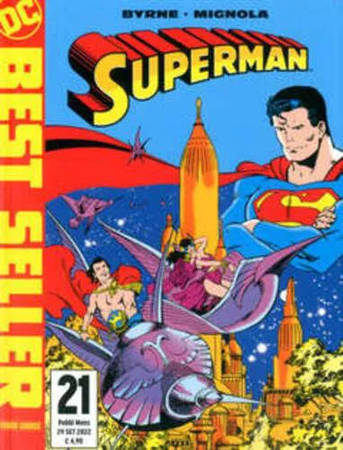 SUPERMAN DI JOHN BYRNE 21 DC BEST SELLER NUOVA SERIE 21