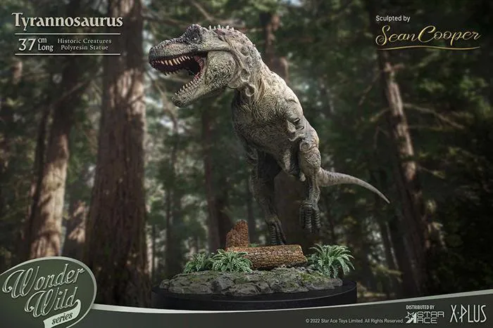 DINOSAUR - The Wonder Wild Series - Tyrannosaurus Rex T-Rex Deluxe Ver. Statue & Fossil Replica